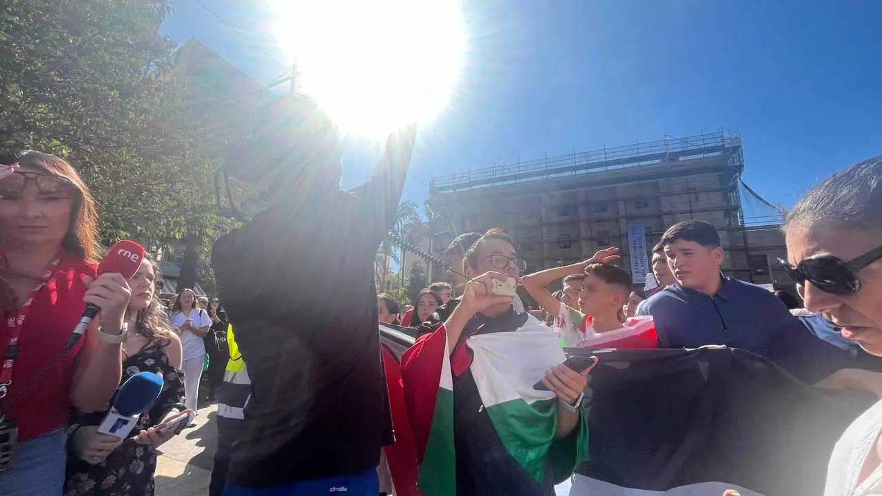 Manifestación estudiantil por Palestina.6