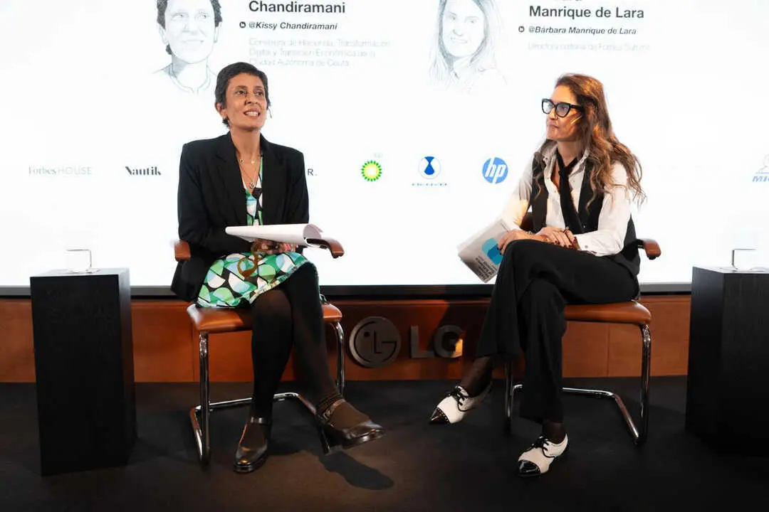  Kissy Chandiramani durante su intervenci&oacute;n en el Forbes Women of Influence Summit 