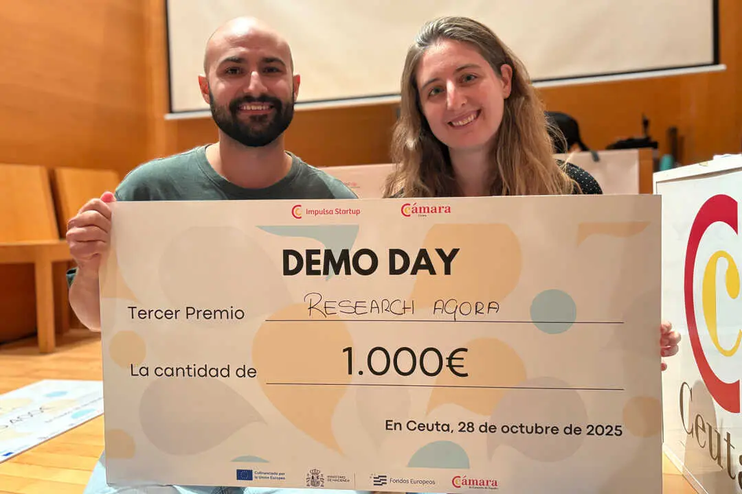 Miembros de la start-up 'Research Agora'. /A.P.