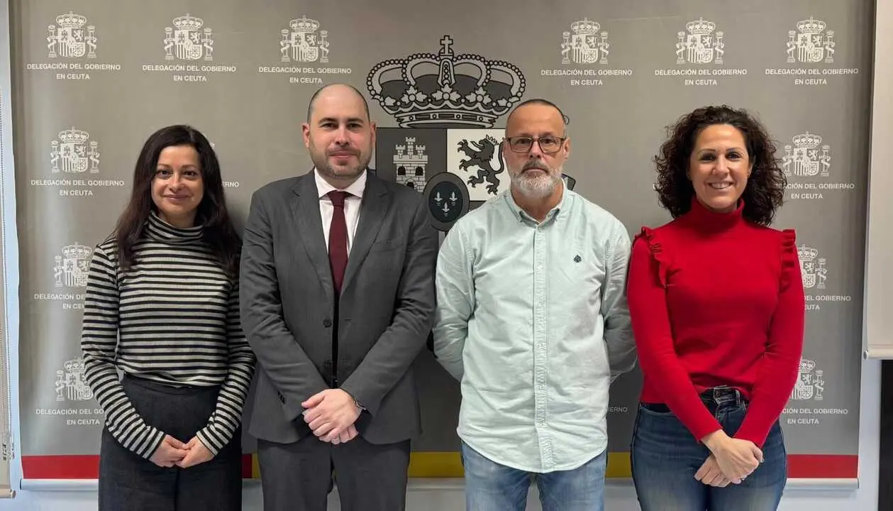 Reunión entre CCOO y el delegado del Gobierno.