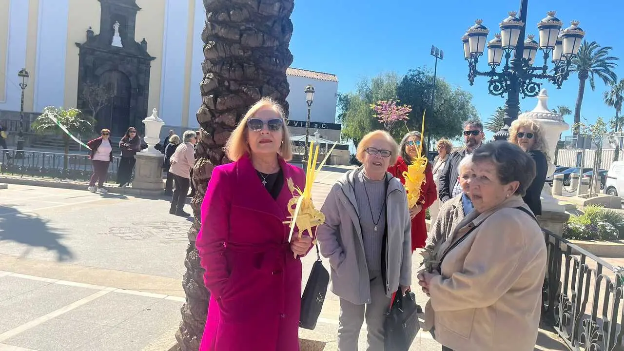 Bendición de las palmas en el Domingo de Ramos.27