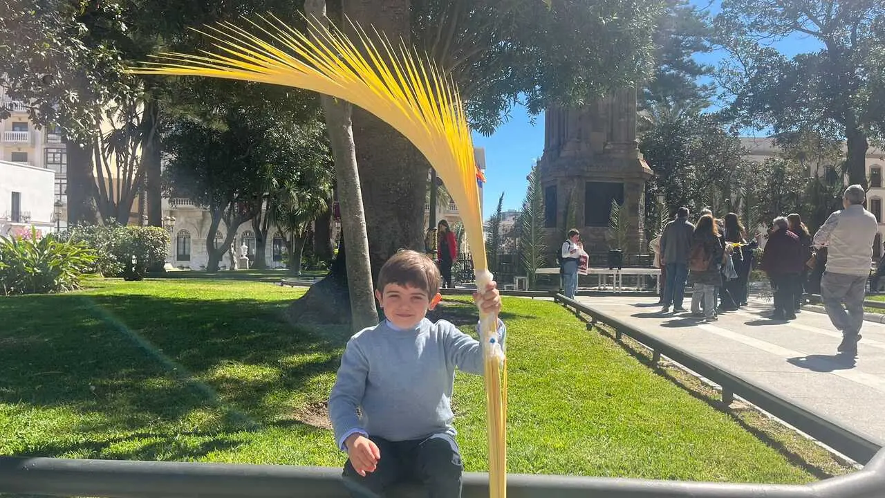 Bendición de las palmas en el Domingo de Ramos.29