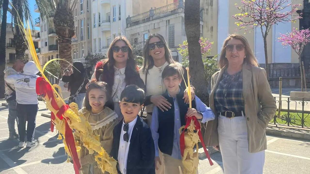 Bendición de las palmas en el Domingo de Ramos.30