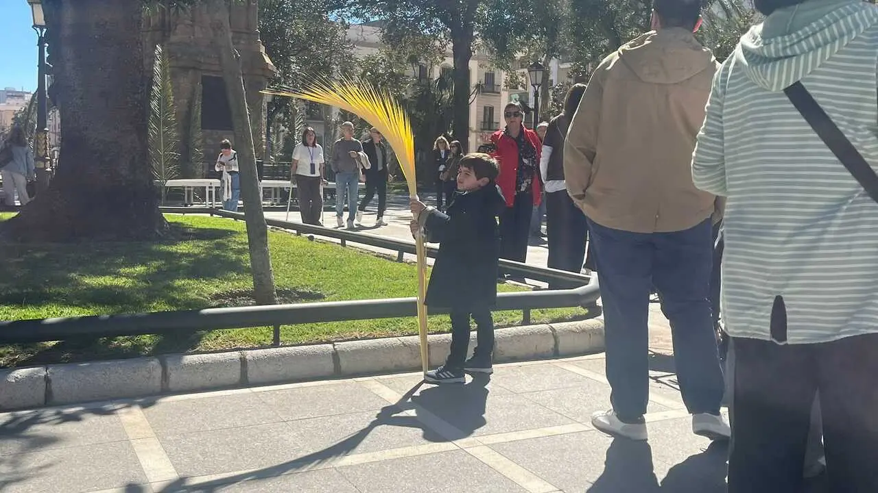Bendición de las palmas en el Domingo de Ramos.32