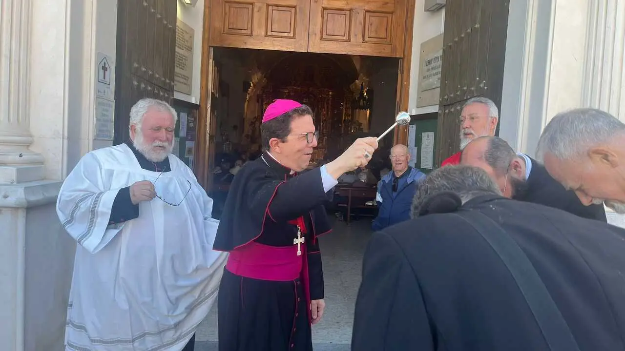 Bendición de las palmas en el Domingo de Ramos.37