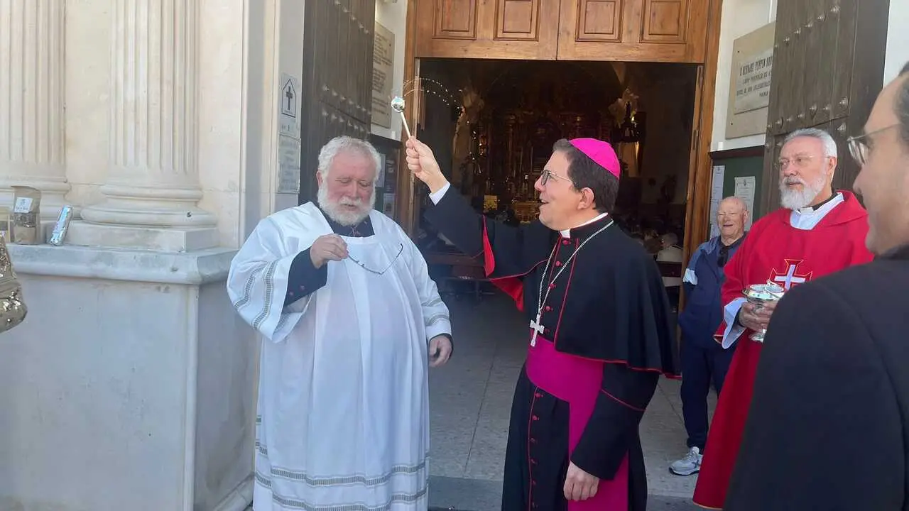 Bendición de las palmas en el Domingo de Ramos.41