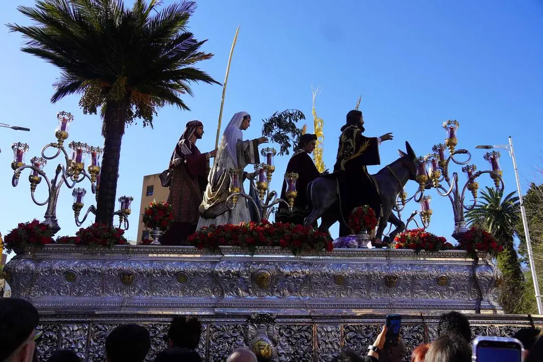 Salida de la Pollinica en el Domingo de Ramos.2