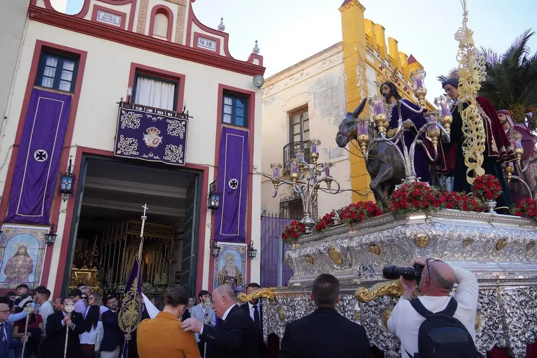 Salida de la Pollinica en el Domingo de Ramos.6