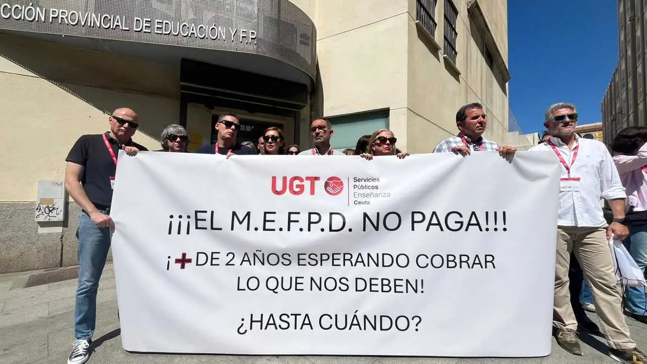 Manifestación de los profesores de la concertada.