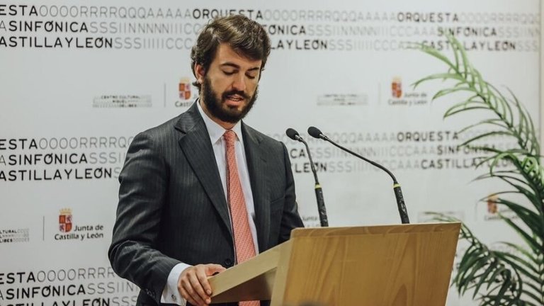 Juan García-Gallardo, durante una rueda de prensa / Imagen cedida