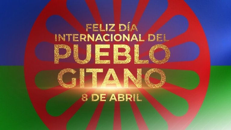 Cartel del PSOE por el Día Internacional del Pueblo Gitano