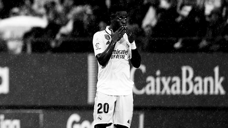 Vinícius Junior, durante un partido contra el Valencia en Mestalla