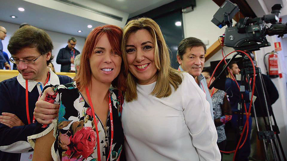 Sandra lópez y Susana Díaz
