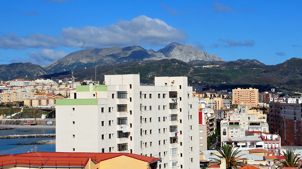 Panorámica de Ceuta desde la azotea del antiguo Banco de España