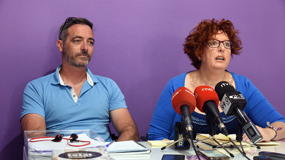 Juan Antonio Ruiz y Lola Fernández, Podemos
