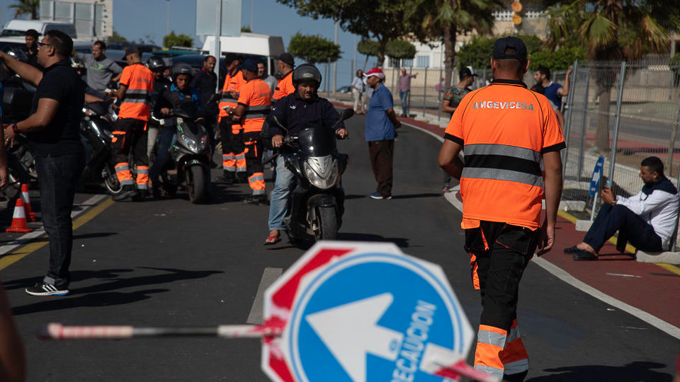 Amgevicesa trabajadores parcela embolsamiento coches motos (2 de 4)