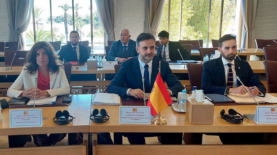 Delegación española en la reunión de alto nivel sobre politica migratoria con Marruecos