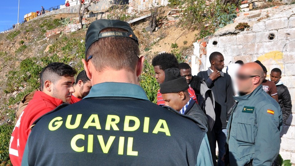 guardia civil migrantes