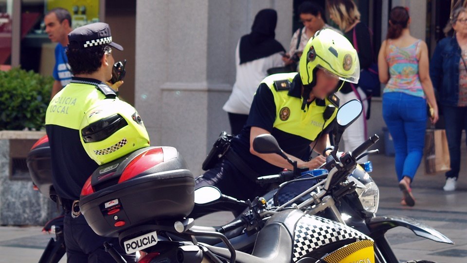 policias locales motos