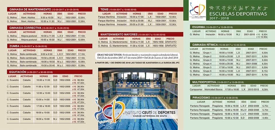 Escuelas Deportivas 2017 - 2018-1