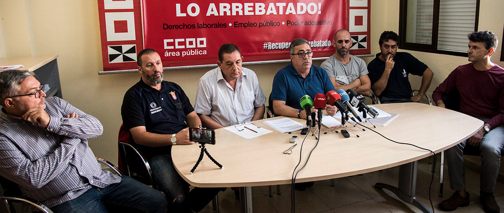 Delegados sindicales de Obimace, Amgevicesa, Parque Marítimo y RTVCE