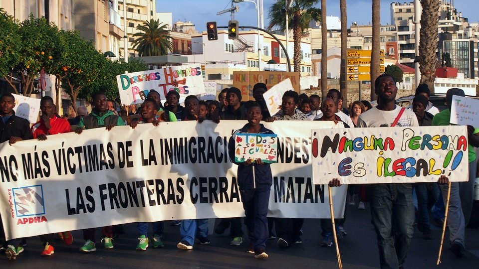 marcha migrantes dignidad