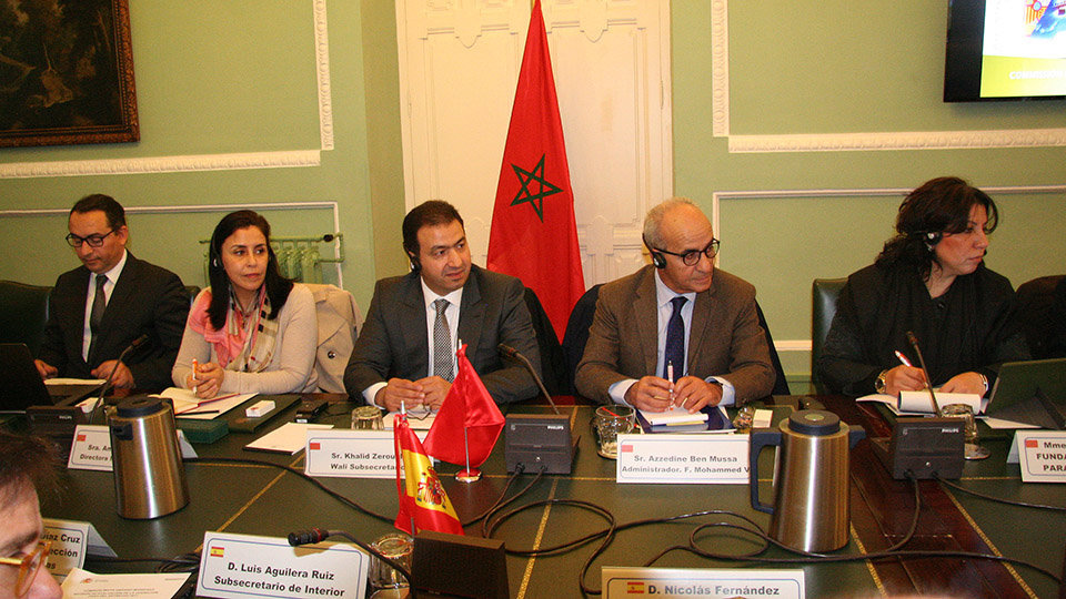Delegación marroquí en la comisión mixta sobre la OPE 2017