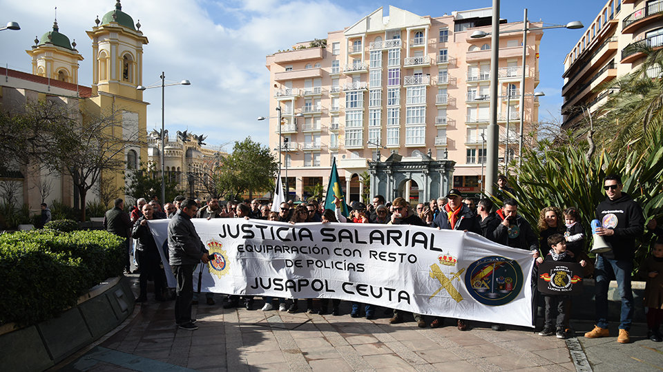 Concentración de Jusapol en Ceuta