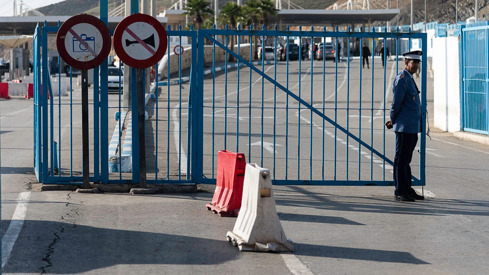 Frontera aduana Marruecos marroquí mehani -1