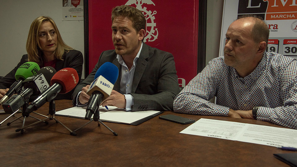 Araceli García, Karim Bulaix y Miguel M. Esparza