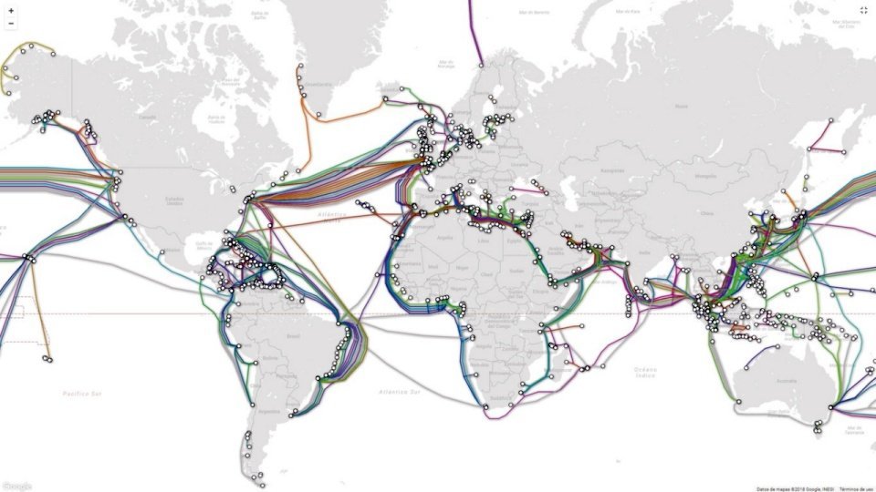 mapa cables submarinos