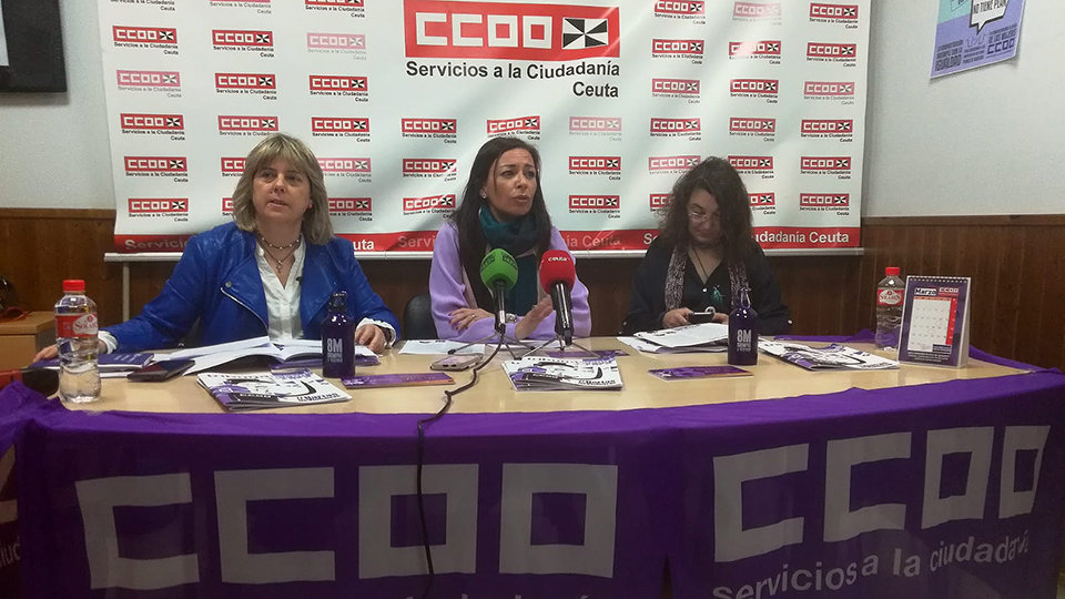 Carmen López, Yolanda Díaz y Begoña Marugán