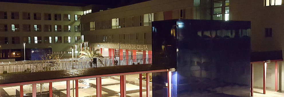Hospital Universitario Ceuta noche