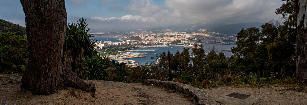 Panorámica de Ceuta desde el Oasis