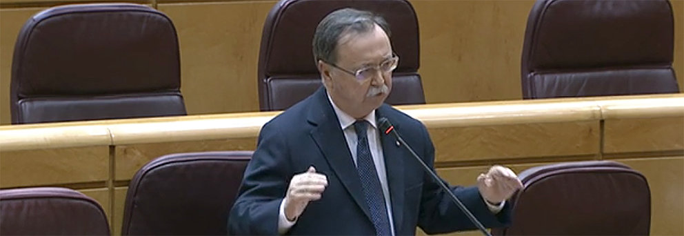 Juan Vivas interviene en el Senado