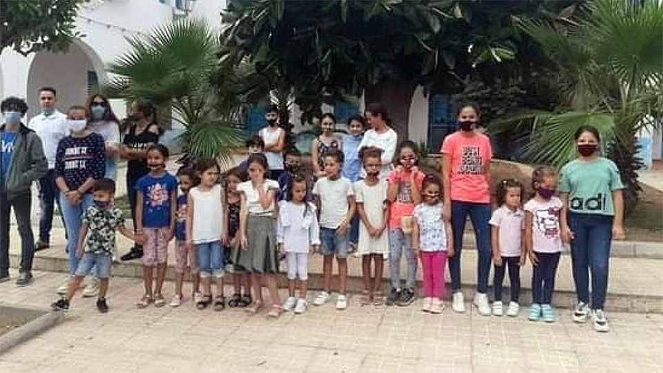 Niños marroquíes escolarizados en Ceuta. Foto PressTetouan