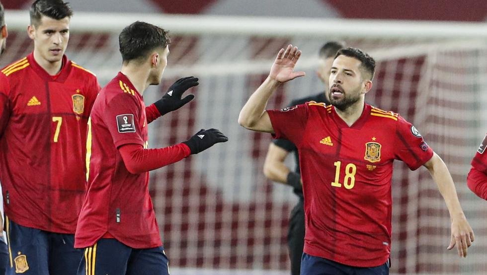 España no consigue la victoria en la primera jornada y sufre en la segunda clasificatoria para Qatar 2020
