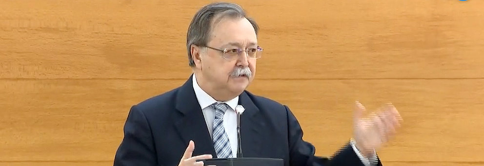 Juan Vivas durante el Debate sobre el Estado de la Ciudad