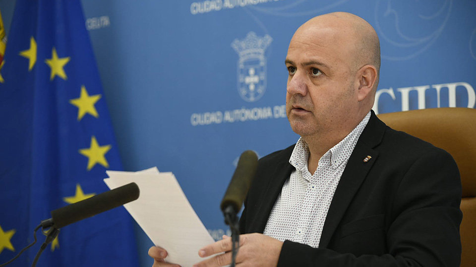 Juan Gutiérrez, en la sala de prensa del Palacio Autonómico