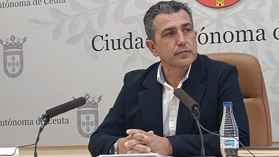 Carlos Rontomé, en la sala de prensa del Palacio Autonómico