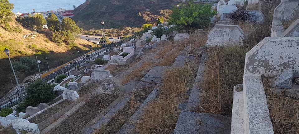 Vista del cementerio de Sidi Embarek
