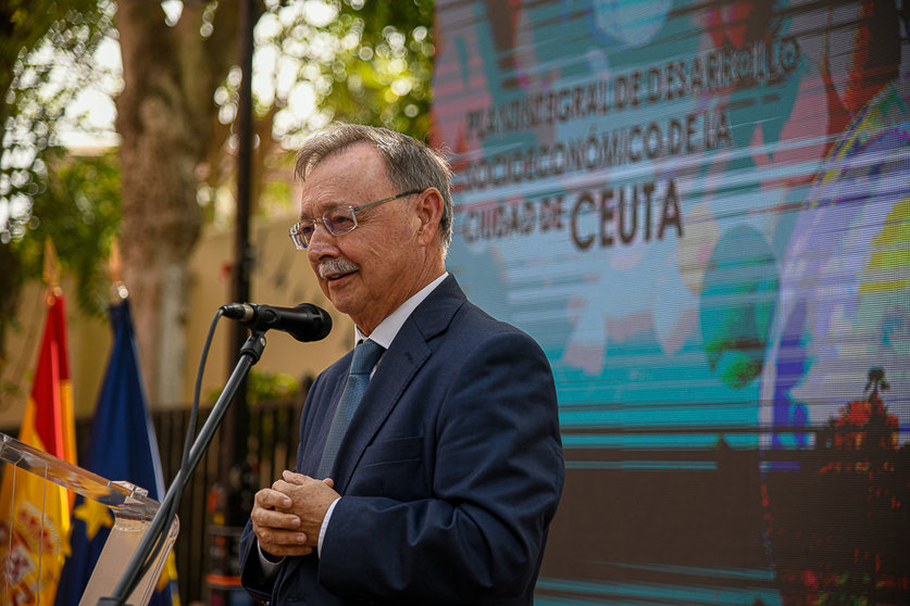 Juan Vivas durante la presentación Plan Estratégico