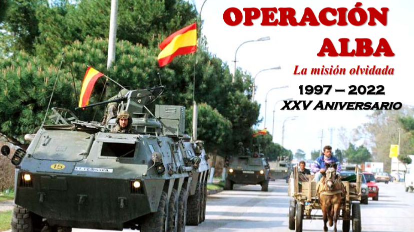 Cartel promocional de la Conferencia 'Operación Alba'