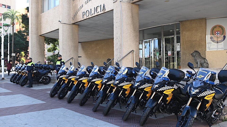 Motocicletas adquiridas por Gobernación para la Policía local