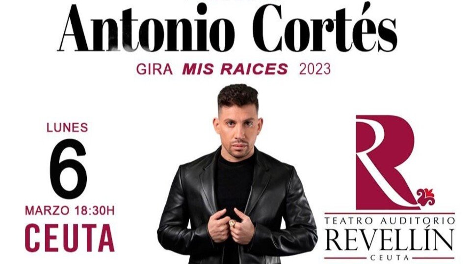 Parte del cartel promocional del concierto para mayores de Antonio Cortés