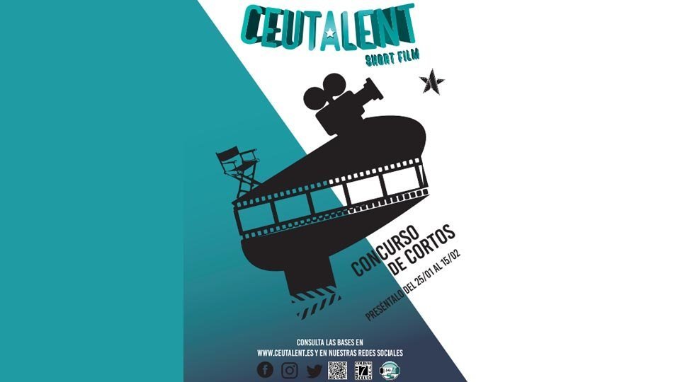 Cartel promocional de la tercera edición del 'Ceutalent Short Film'