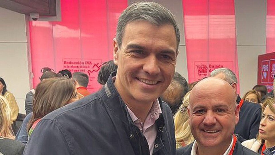Pedro Sánchez y Juan Gutiérrez