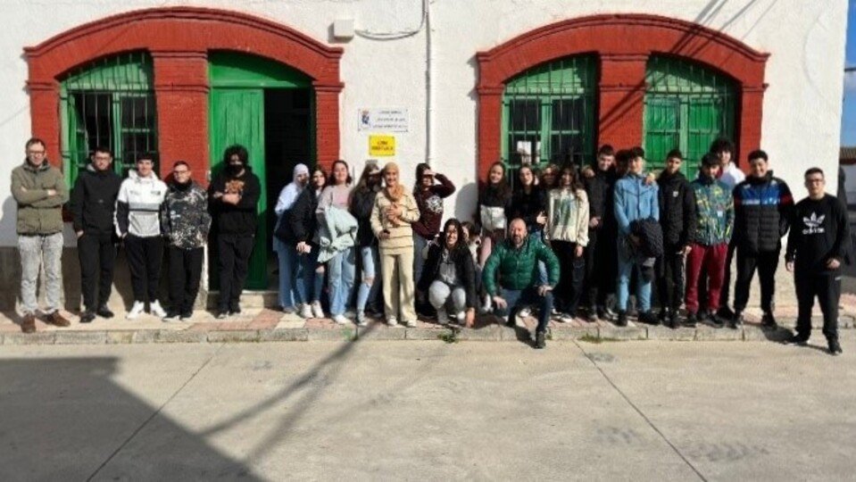 Un grupo de estudiantes de ESO, durante una visita al Centro de Historia y Cultura Militar