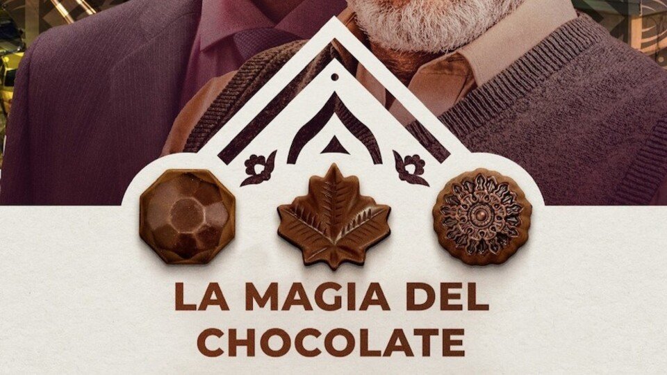 Parte del cartel promocional de la película 'La magia del chocolate'