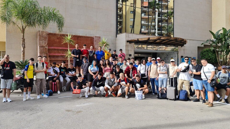 Un grupo de alumnos del CIFP nº 1, durante una visita al Centro de Supercomputación y Bioinnovación de Málaga
